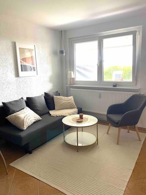 Ferienwohnung Nr. 1 Terrasse Bodden Kanu Bootssteg Zudar Buitenkant foto